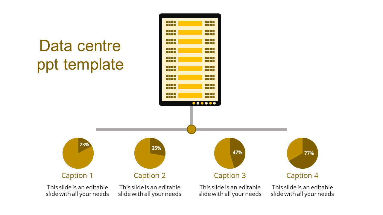 Download Our 100% Editable Data Center PPT Template